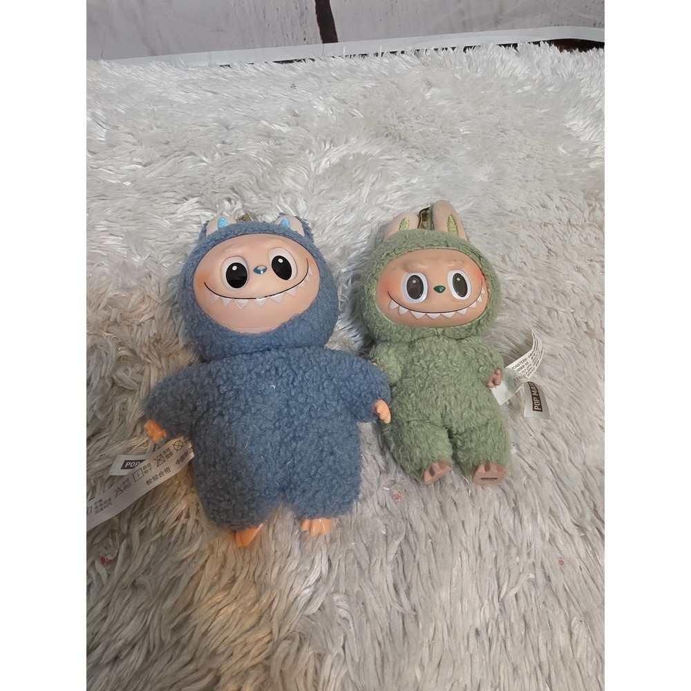 Pop Mart The Monsters Labubu Blue‎ Green Lot of 2